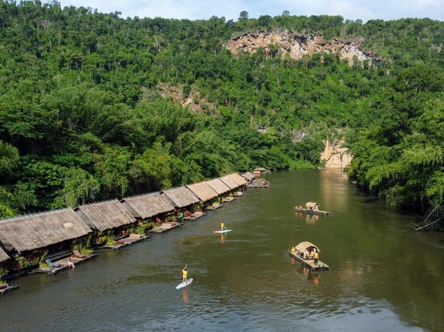 River Kwai Jungle Rafts Floating Hotel 