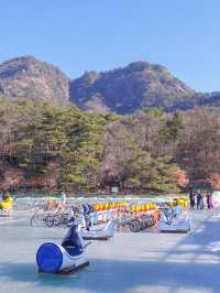 서울 근교 부담없이 놀러가기 좋은 포천 산정호수 썰매축제