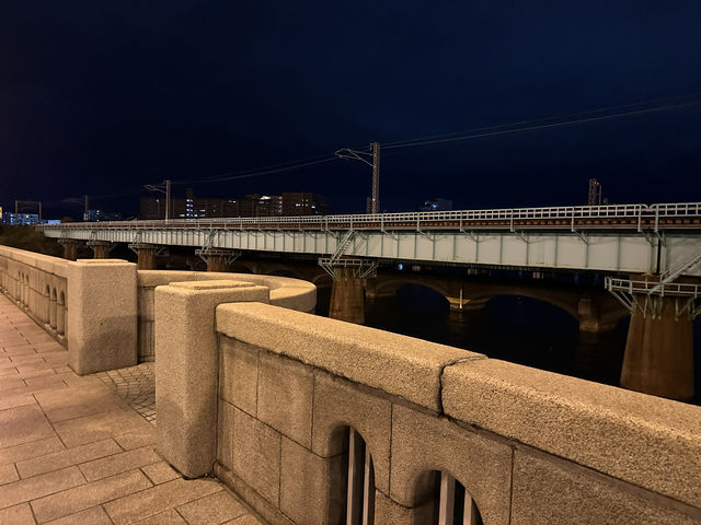 福岡・東区。土木学会選奨土木遺産・登録有形文化財である『名島橋』