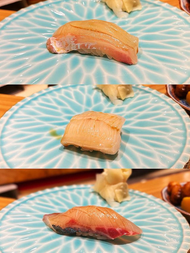 「鮨燐」尖沙咀鮨店，晚市套餐有沙律、麵豉湯同甜品柚子雪芭