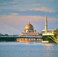The pink-domed mosque in Malaysia