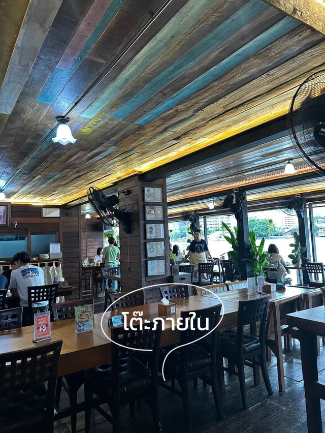 ✨NAAM1608 ร้านอาหารริมแม่น้ำเจ้าพระยา บรรยากาศดี 🦀