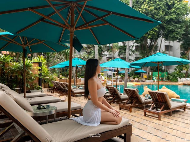 รีสอร์ทใจกลางเมืองพัทยา ที่บรรยากาศสุดร่มรื่น🍃