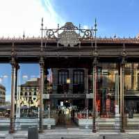 A covered market in Madrid, Spain 🇪🇸