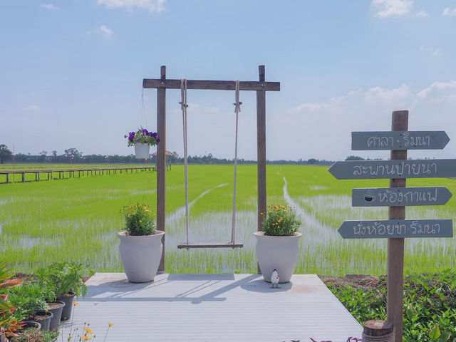 บ้านปายนา คาเฟ่ทุ่งนานครปฐม 🌾