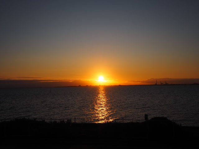 都会のすぐそば、癒しの夕陽：Point Ormondのひととき