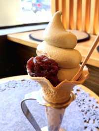 【北九州カフェ】季節のソフトクリームも定番ソフトクリームも濃厚で美味しい🍦