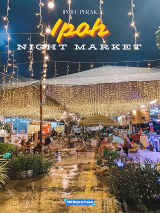 One of the big night market in Ipoh!