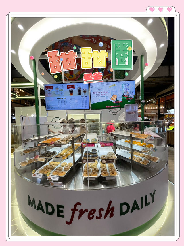"曼谷味蕾探險：Krispy Kreme 冬甩店冬季美味篇🍩💖"