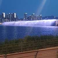 盤浦大橋 月光虹噴水 