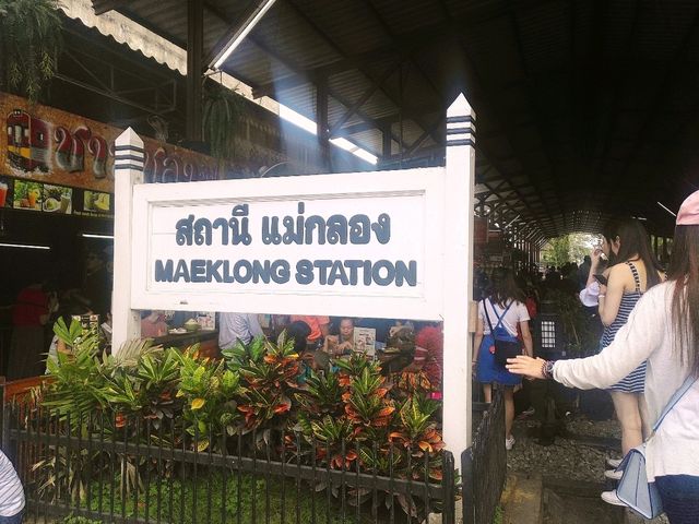 Maeklong Station in Thailand