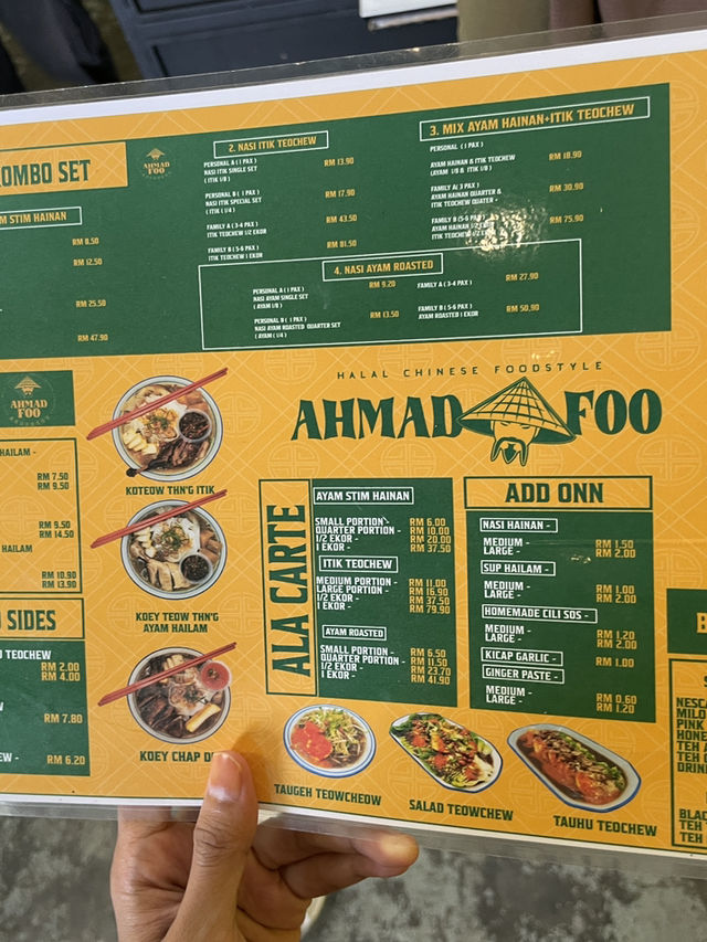 Ahmad Foo – Halal Chinese Heritage Flavours Now in Alor Setar