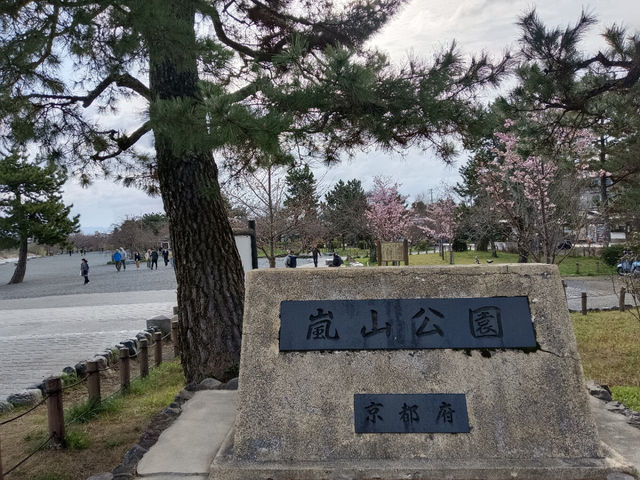 京都旅行　嵐山公園