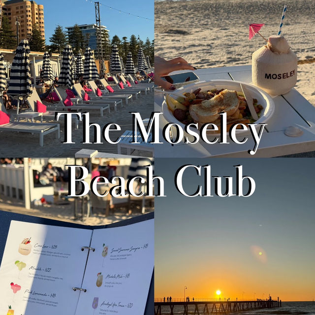 Adelaide Beach Sunset | The Moseley Beach Club 🌅🍹✨