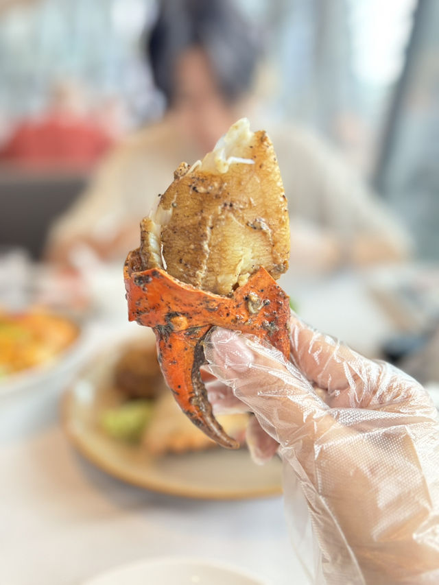 มาทานปูถึงสิงคโปร์ jumbo seafood🦀