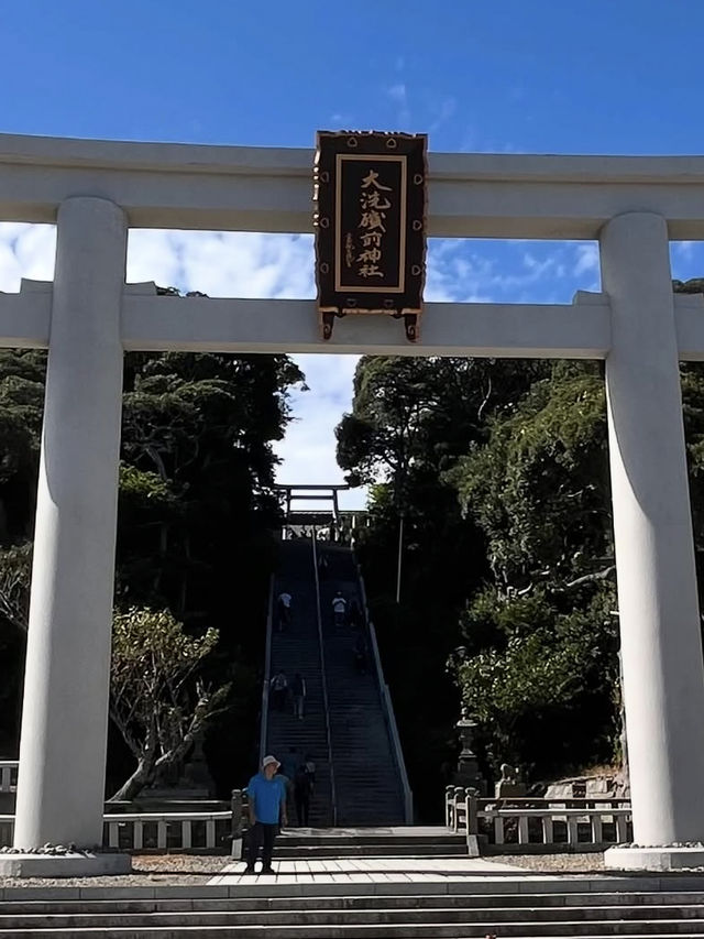 ⛩️【茨城・大洗】大洗磯前神社｜海上に浮かぶ鳥居が神秘的！旅立ちと海の守り神の聖地