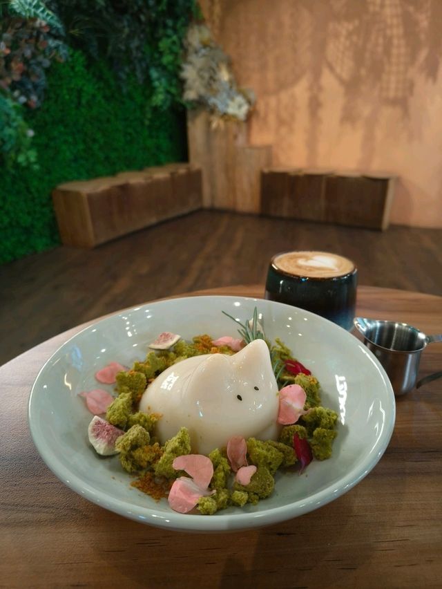 Latte & Cat Pudding Combo That Stole My Heart in Desaru