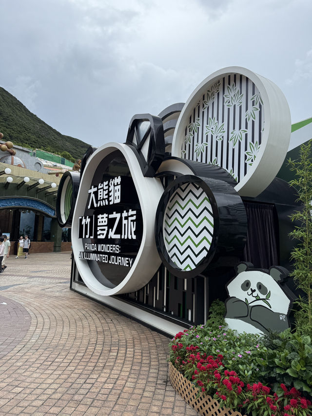香港海洋公園🥰必睇新出世熊貓🐼回憶必坐纜車🚡
