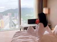 🛏 深圳鹽田凱悅｜高層山海景房的一夜靜修