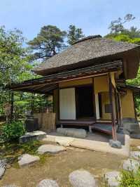 金澤｜兼六園茶亭建築〔夕顏亭與伯牙絕琴的手水鉢〕