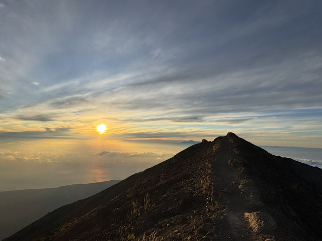 Mt Agung (the highest volcano in Bali)
