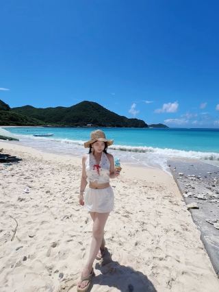 The clear sky and sea view that day were the best gift of the journey💖
