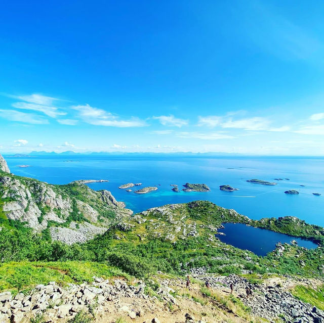 Climbing to the Views of Festvågtind