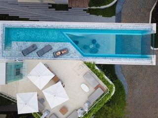 Famous accommodation in Khao Yai with a stunning sky glass pool