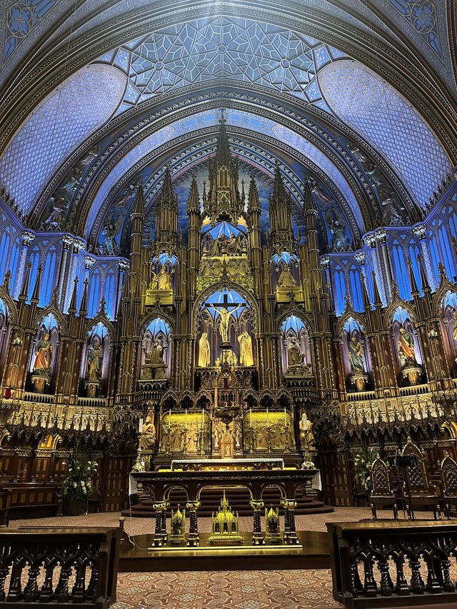 モントリオール🇨🇦 モントリオール・ノートルダム聖堂 ⛪️