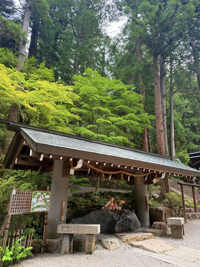 飛驒高山老街近郊的飛驒山王宮-日枝神社 飛驒高山老街近郊的飛驒山王宮-日枝神社