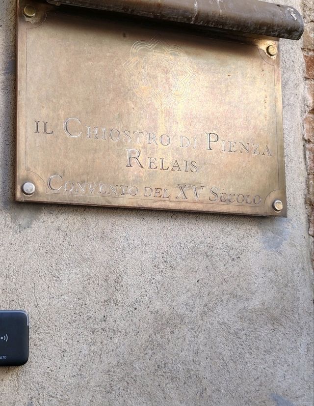 A Hotel and Restaurant in an Ancient Monastery in Pienza