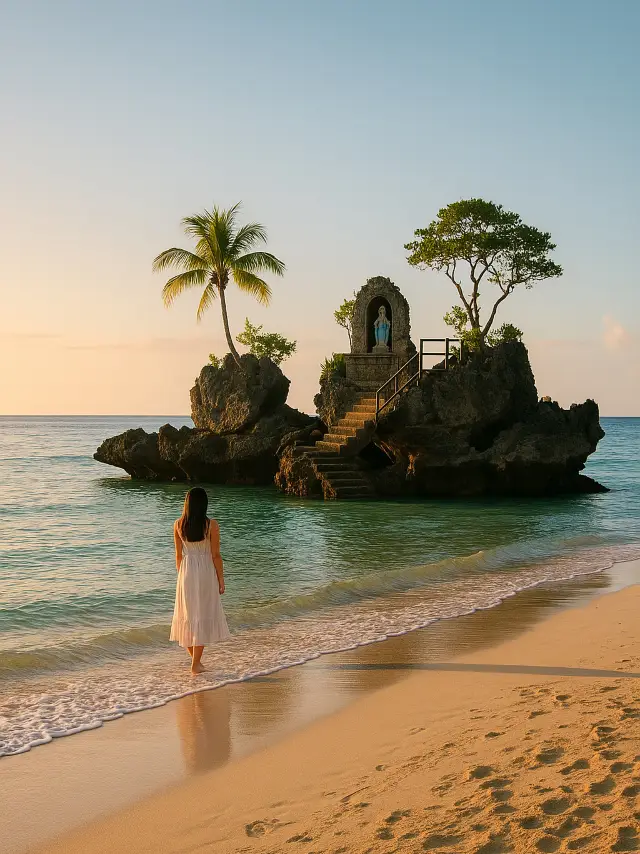 보라카이 여행 윌리스 록, 바다 한가운데 작은 성지🌴