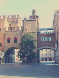 Time in Solitude: A Quiet Afternoon at the Clock Tower of Porta Reno, Ferrara