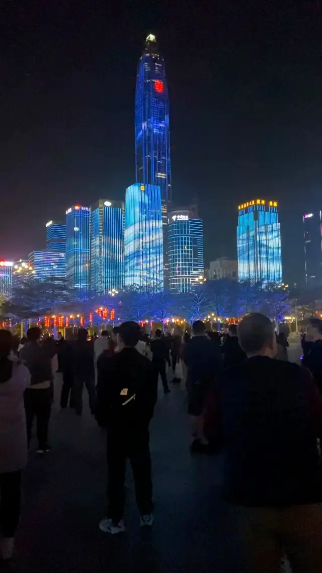 Light show in Shenzhen