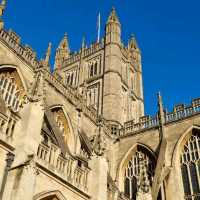 Bath city - Bath Abbey and River Avon