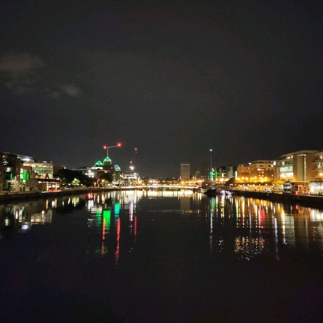 Evening walk along the River Liffey, Dublin