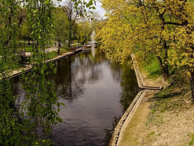 Autumn in Kronvalda park Riga