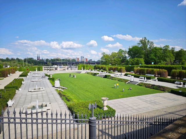 Green Place near the Town 
