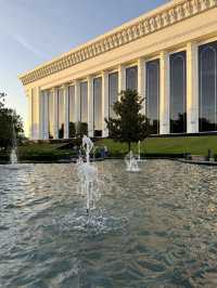 Spring Bloom at the Palace of International Forums, Tashkent