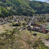 You can see the original scenery of Japan