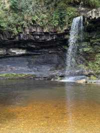 Waterfall Country In The Beautiful Brecon Beacons, A Natural Wonder Of Wales 