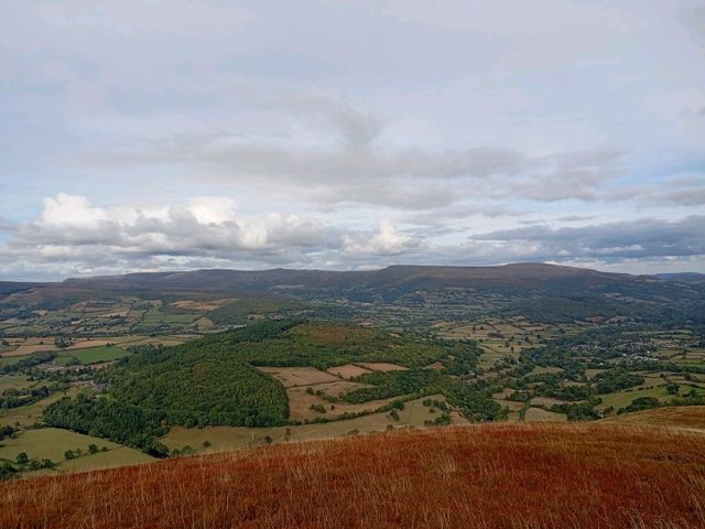The Black Mountains and the Crawnon Valley