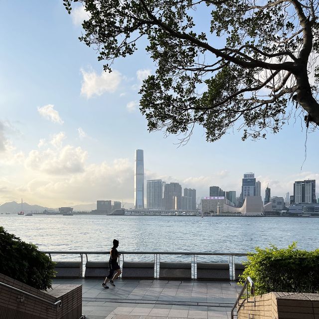 覽維港景色，漫步中西區海濱長廊中環段