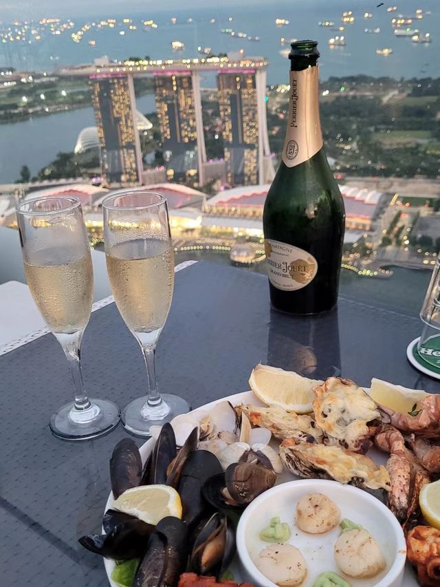 When you come to Singapore, you must experience the Rooftop Infinity pool.