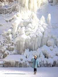 如果哈爾濱太冷就去淄博看冰雪世界！