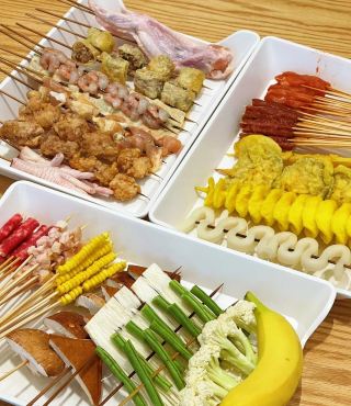 ร้านใหม่ในไถโจว |. ช่อดอกไม้เสียบไม้ชิ้นแรกสร้างสรรค์มากใช่ไหม?