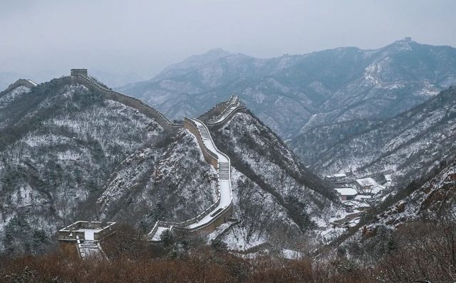 長城雪景