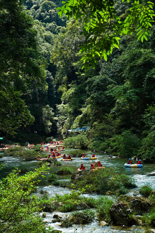 夏天去鎮遠漂流，高過河20個險灘等你挑戰