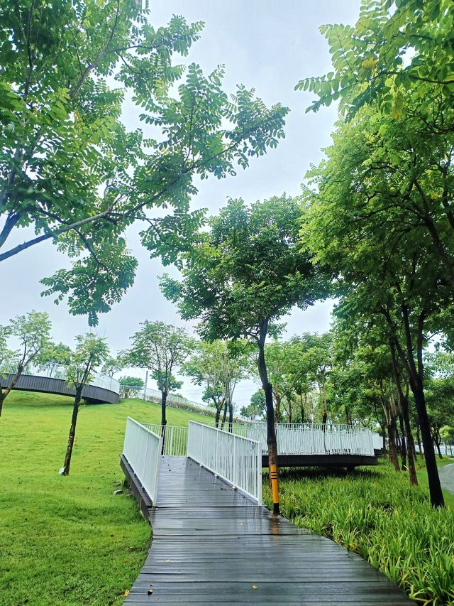 來甘坑古鎮，一定不要錯過這個免費觀景棧道和兒童樂園