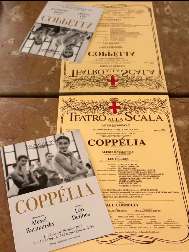 Watch ballet at Scala theater Milan 